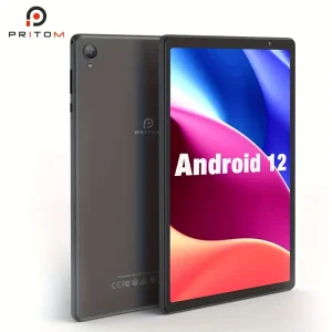 PRITOM 10-inch Compatible With Android 12 Tablet, 4GB DDR (2GB+2GBExpansion)RAM, 32GB ROM, 6000MAh, Quad Core Processor, 10 Inch Tablet, For Android Tablet High-definition IPS Screen, Camera, Wi Fi, For Google,PC,Pad Tablet
