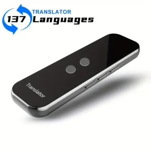 Portable Language Translator Device, Two-Way Instant Translator, APP Online Voice Translation, 137 Languages Supported, High Accuracy Translator Device For Travel Business Learning