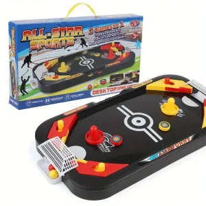2 In1 Table Desktop Battle Game，Mini Ice Hockey Family Tabletop Classic Toys