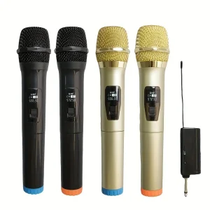 Universal Wireless Microphone, One To Two Microphone, Household Singing, Ktv, And Professional Outdoor Audio System