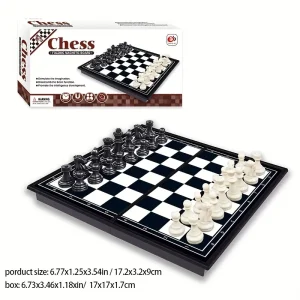 6.7-inch Foldable Storage Box Magnetic Suction Standard Version Of Chess Table Game For Adults And Halloween/Thanksgiving Day/Christmas Gift
