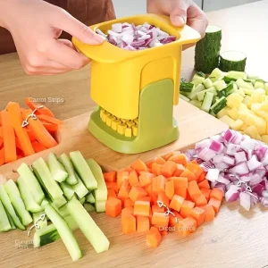 Multifunctional Vegetable Chopper French Fries Cutter Household Hand Pressure Onion Dicer Cucumber Potato Slicer Kitchen Tools for restaurant