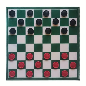 Fun Checkerboard Game For Boys And Girls - Interlocking Checkers&Backgammon 2 In 1 Game Set