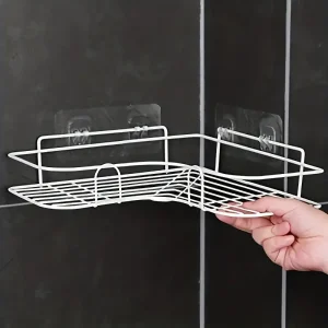 Add Style And Storage To Your Bathroom With This Stylish Metal Shelf Rack!