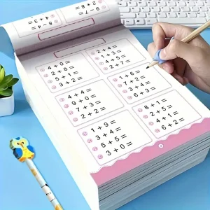 Addition And Subtraction Exercise Book For Kids, Addition And Subtraction Within Oral Problem Card 10/20/50/100, Math Exercise Book For 1st Grade - 76 Pages Math Arithmetic Exercise Book For Kids