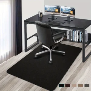 Office Chair Mat For Hart Floors Area Rug Office Chair Wheels Desk Chair Mat Version -35.4" X 55" Desk Carpet Anti Slip Floor Mat Rug Gripper Floor Protector Non Slip Rug Pad Hardwood Floors Protector