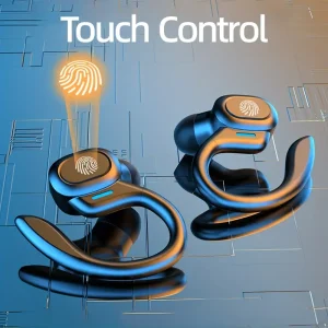 Wireless Earbuds With Mic, In-Ear Headphones, Waterproof Earphones With LED Display, Mini Charging Case Headset For Android