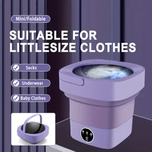 1pc Portable 2.11gal Washing Machine For Camping, RV, Travel, And Home Use, Perfect For Washing Underwear, Bras, Socks, And More