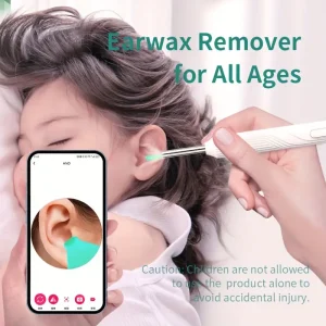 Ear Wax Removal, Ear Cleaning Kit , Ear Cleaner With Camera And Light, Ear Camera Wax Removal With 6 Ear Spoons, Perfect For Adults