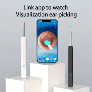 NE3 Visual Ear Spoon, Rechargeable Wireless Ear Spoon Connected To Mobile Phone Endoscope For Ear Cleaning, Intelligent Earwax Removal Tool Perfect Gadget