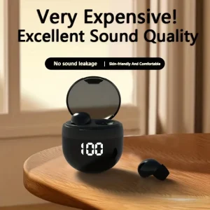 INSONIXN Phantom Mini True Wireless Headset: Crystal Clear Voice Calls, Long-Lasting Rechargeable Battery, Wireless Connectivity, Aesthetic Design, and Touch Control