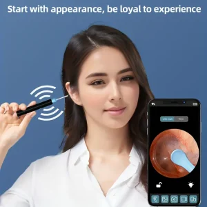Ear Wax Removal Device - Earwax Remover Tool With 8 Pcs Ear Set - Ear Cleaner With Camera - Earwax Removal Kit - Ear Camera With 6 Ear Spoon